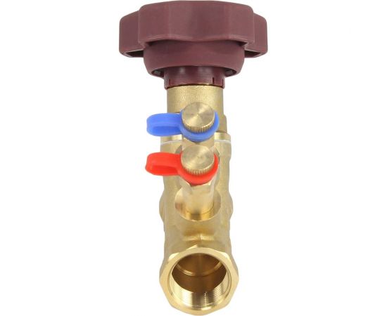 Балансировочный латунный клапан DN.ru КБЛР-020-16 усиленный Ду20 Ру16, L=84 мм, муфтовый D080-00502 – изображение 7