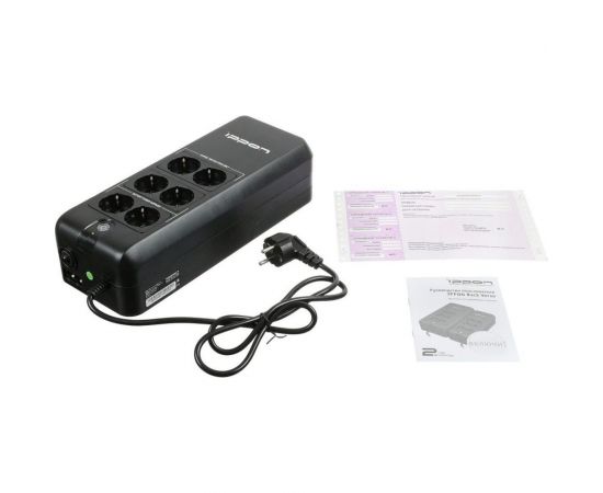 Источник бесперебойного питания IPPON Back Verso 600 300Вт 600ВА черный 751617 – изображение 4