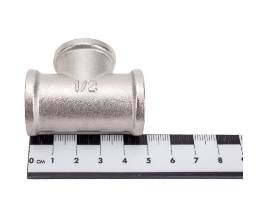 Тройник DOUBLE-LIN резьбовой латунный В/В/В 1/2" LL6016 (1/2") – изображение 2