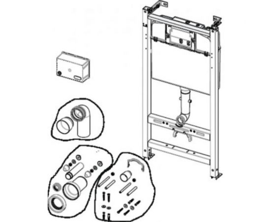 Унитаз с инсталляцией ROCA Victoria 893100000 ПЭК кнопка, сидение микролифт 00000037063 – изображение 4