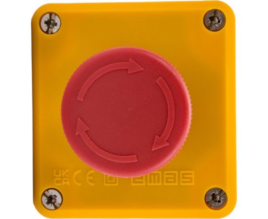 Пульт управления Emas 1 кнопочный, пластиковый, 250В, 4А. P1EC400E40 – изображение 3
