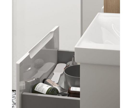 Комплект Sanstar подвесная тумба Riana 60 с раковиной Миранда 60 288.1-1.5.1.КМИР – изображение 4