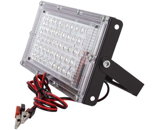 Светодиодный низковольтный прожектор GLANZEN с зажимами "крокодил" FAD-0030-10-12V КА-00008302 