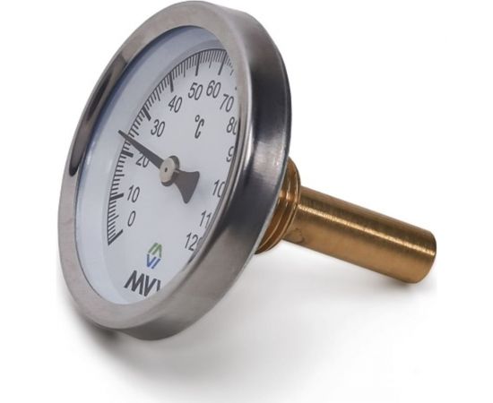Аксиальный термометр MVI 0C-120C, D63 мм, погружной, подключение G1/2 AT.63120.04 