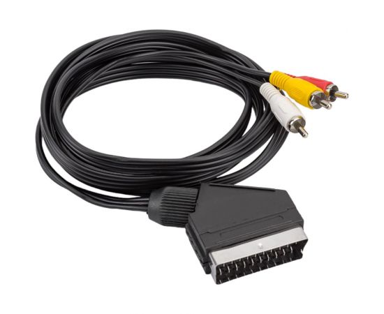 Кабель PERFEO SCART вилка - 3 RCA вилка, 2 м. 30003908 – изображение 6