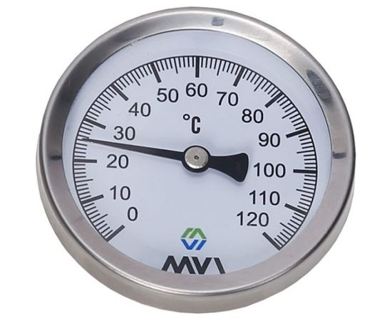 Аксиальный термометр MVI 0C-120C, D63 мм, погружной, подключение G1/2 AT.63120.04 – изображение 3