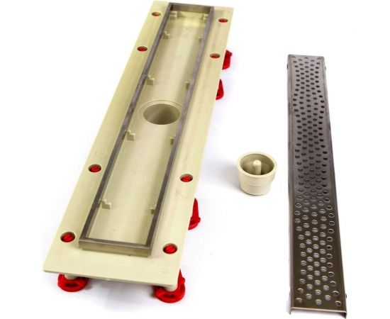 Душевой трап Татполимер ТП-50.1A-500 с вертикальным выходом, решетка - волна 50044 – изображение 8