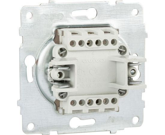 Механизм 1-клавишного выключателя OVIVO крем, 600-000202-200 – изображение 4