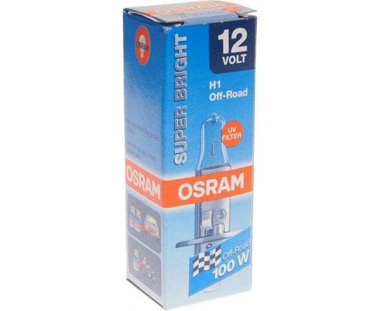 Автолампа OSRAM H1 100 P14.5s SUPER BRIGHT OFF-ROAD 12V, 10, 100 HIT 64152SB – изображение 2