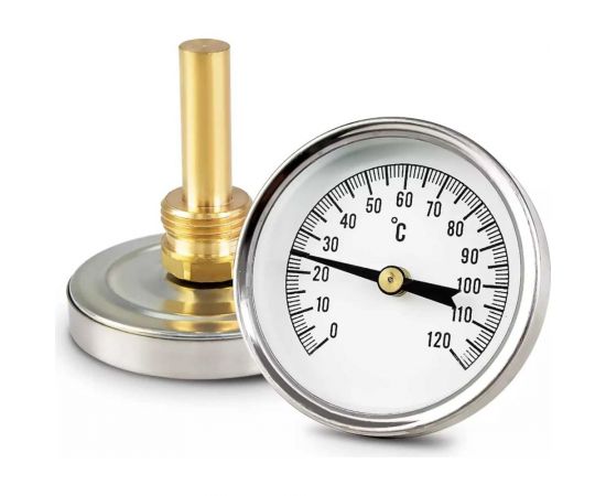 Аксиальный термометр MVI 0C-120C, D63 мм, погружной, подключение G1/2 AT.63120.04 – изображение 2