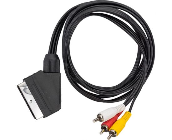 Кабель PERFEO SCART вилка - 3 RCA вилка, 2 м. 30003908 – изображение 5