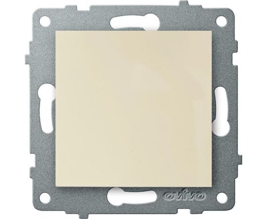 Механизм 1-клавишного выключателя OVIVO крем, 600-000202-200 – изображение 3