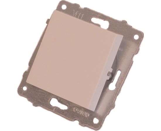 Механизм 1-клавишного выключателя OVIVO крем, 600-000202-200 – изображение 2