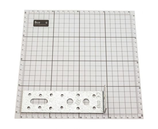 Соединительный уголок VORMANN 145х35х40х2,5 мм, оцинкованный 70 920 000 – изображение 2