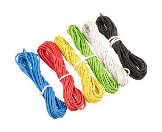 Набор автопроводов ПГВА REXANT Радуга 1x0,50 мм, 6 цветов по 3 метра 01-6547 – изображение 2