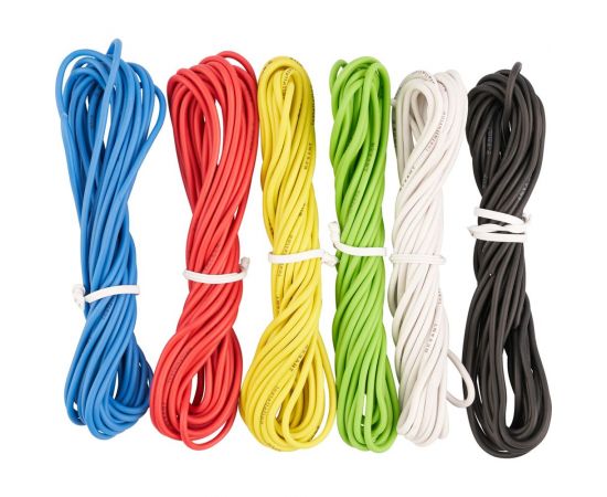 Набор автопроводов ПГВА REXANT Радуга 1x0,50 мм, 6 цветов по 3 метра 01-6547 – изображение 3