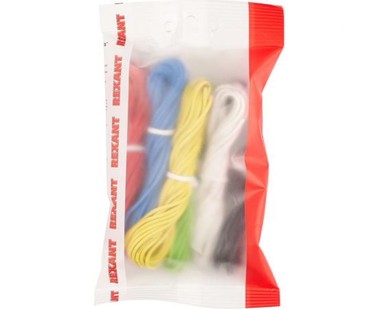 Набор автопроводов ПГВА REXANT Радуга 1x0,50 мм, 6 цветов по 3 метра 01-6547 – изображение 4