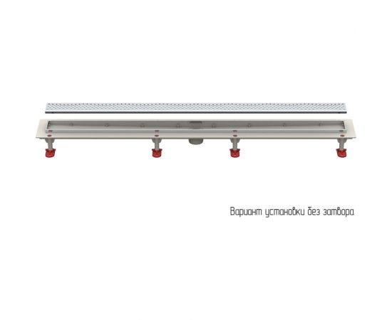 Душевой трап Татполимер ТП-50.1A-500 с вертикальным выходом, решетка - волна 50044 – изображение 6