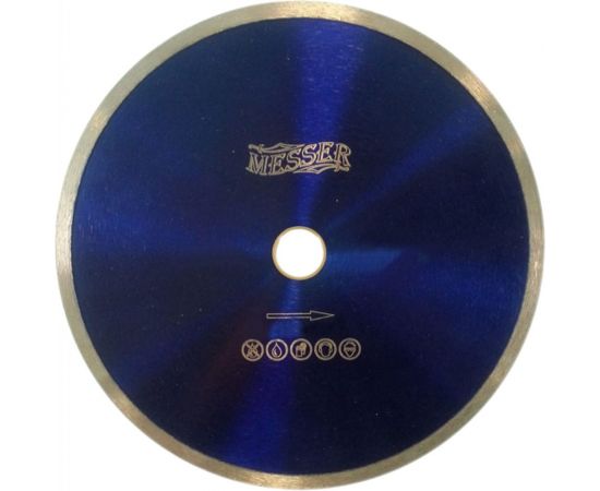 Диск алмазный сплошная кромка KG/L по керамограниту (180х22.2 мм) MESSER 01-27-180 