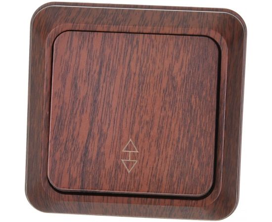 Переключатель Intro Quadro 2-103-10 10А-250В, IP20, открытая установка, венге, Б0053753 