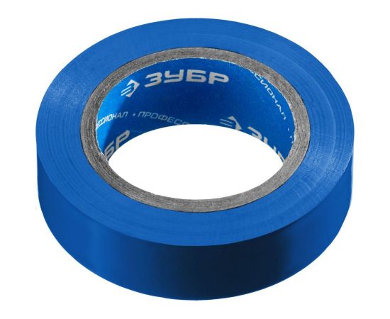 Изолента Зубр ЭЛЕК-10 ПВХ не поддерживает горение 10м /0 13х15мм/ синяя 1233-73_z02 
