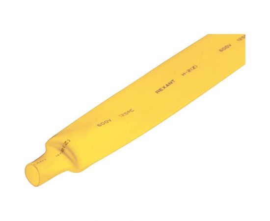 Термоусадочная трубка REXANT ТУТнг 20.0/10.0 мм, 1м, 10 шт, желтая 22-0002 – изображение 3