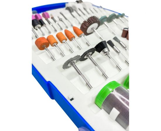 Набор насадок 188 предметов для гравера vertextools 0987-188 – изображение 2