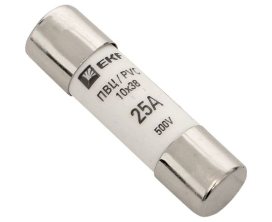Цилиндрическая плавкая вставка EKF ПВЦ, 25А PROxima 20 шт pvc-10x38-25 – изображение 3