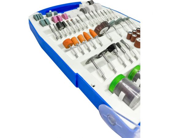 Набор насадок 188 предметов для гравера vertextools 0987-188 – изображение 4