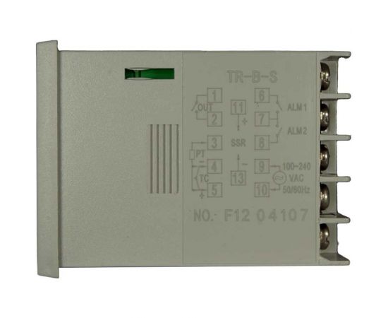 Температурный контроллер INNOCONT 2 дисплея, 4 разряда, 48x48x60 мм, 2 аварийных выхода, 110-220VAC, выход: реле + твердотельное реле TR-B-S – изображение 3