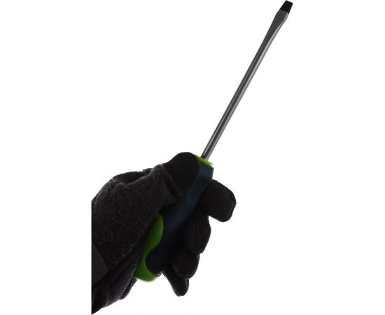 Отвертка, SL8.0 х 150 мм CrV, 2-х компонентная рукоятка СИБРТЕХ 11875 – изображение 2