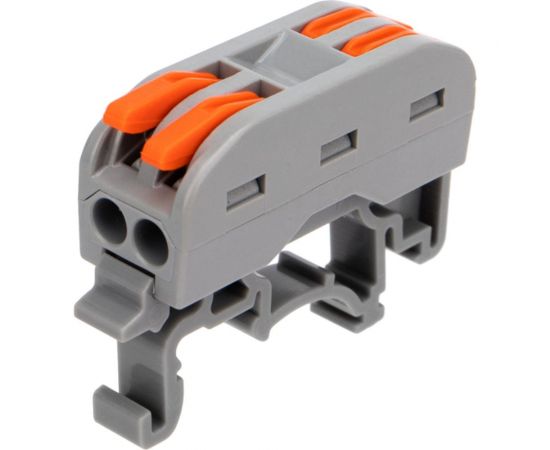 Проходная клемма REXANT СМК 222-422D 2-полюса с креплением на DIN-рейку 0,08-4 мм2 5 шт 07-5239-05 – изображение 5