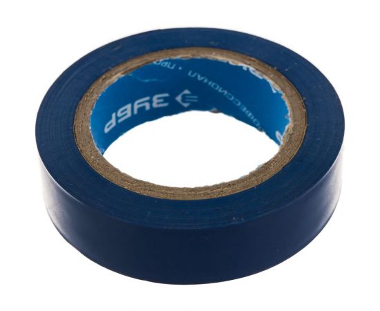 Изолента Зубр ЭЛЕК-10 ПВХ не поддерживает горение 10м /0 13х15мм/ синяя 1233-73_z02 – изображение 2