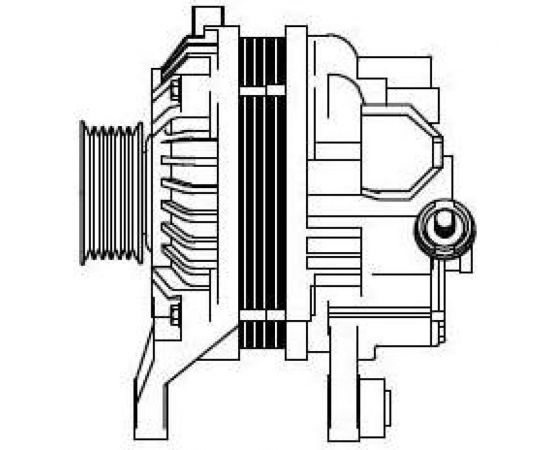 Генератор для автомобилей Mazda 3 1.4i/1.6i 80A StartVOLT LG 2503 – изображение 2