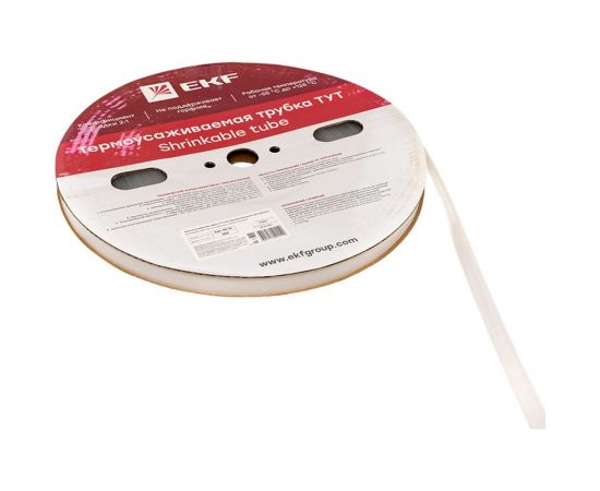 Термоусаживаемая трубка EKF ТУТ 10/5 прозрачная рулон PROxima tut-10-tr – изображение 3