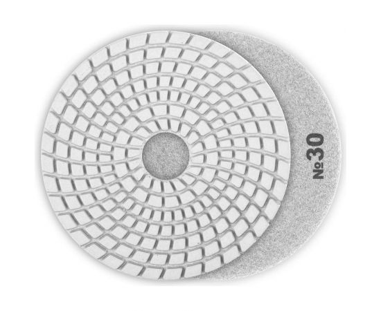 Алмазный гибкий шлифовальный круг для мокрого шлифования ЗУБР 100 мм, №30 29866-030 