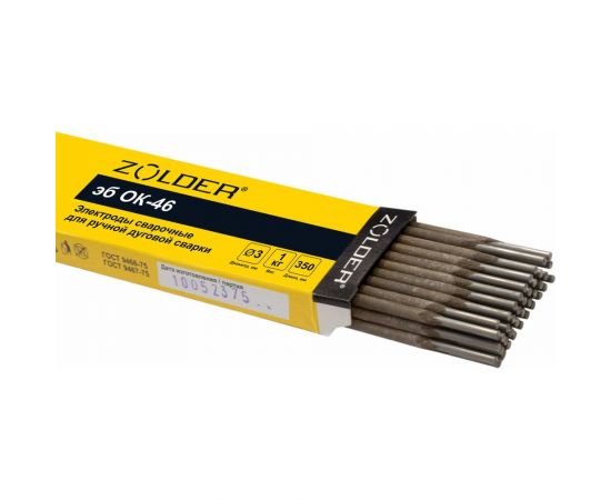 Электроды сварочные эб ОК-46.00 3.0 мм, 1 кг ZOLDER ЭК000143455 