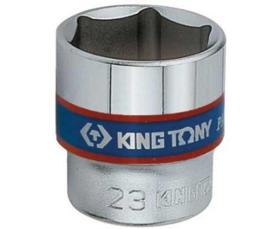 Головка торцевая стандартная шестигранная 3/8"", 23 мм KING TONY 333523M 
