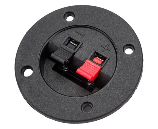 Прищепка аудио Pro Legend двойная круглая, 75 мм, пластик на корпус PL2252 