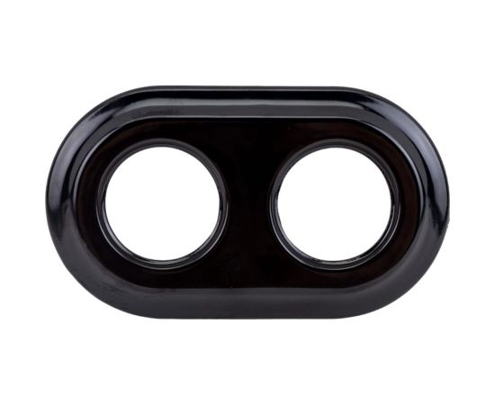 Рамка Retrika ретро, керамика, серия Colony, двойная, черный RC-02008 