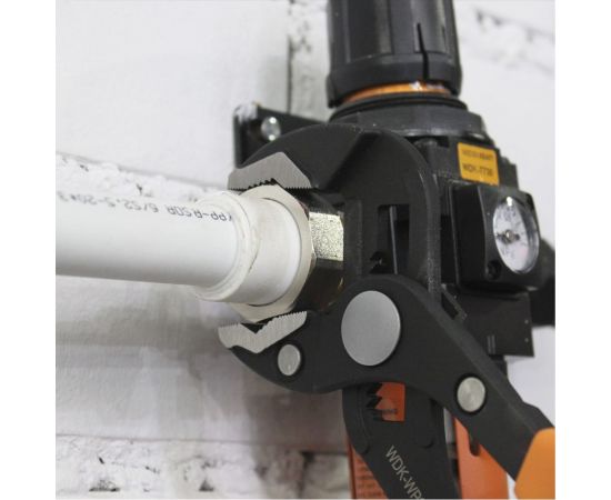 Переставные клещи WIEDERKRAFT c двухкомпонентной рукоятью, 250 мм, рабочий диапазон 0-42 мм WDK-WP250 – изображение 2