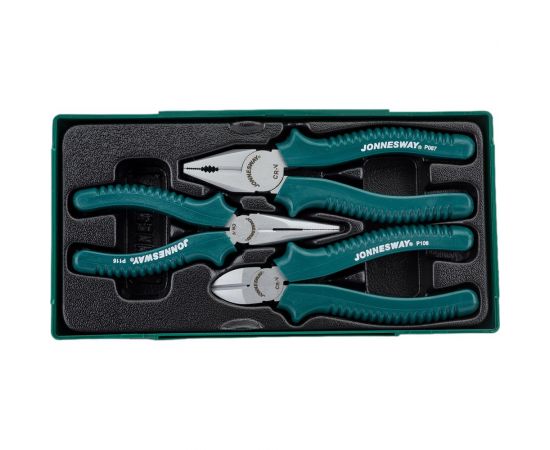 Набор в ложементе с пластиковой крышкой 3 предмета Jonnesway P0813SC 49243 – изображение 4