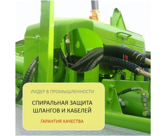 Спиральная пластиковая защита SG PARLMU -24-C11, полипропилен, размер 24, выпуклая поверхность, цвет черный, длина 1 м PR0600400 – изображение 7