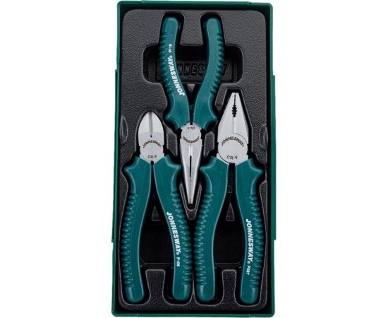 Набор в ложементе с пластиковой крышкой 3 предмета Jonnesway P0813SC 49243 – изображение 3