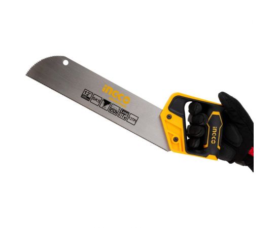 Ножовка по дереву INGCO 300 мм INDUSTRIAL HMBSB3028 – изображение 6