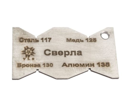 Шаблон для заточки сверл 117-135 градусов TLX 70616 