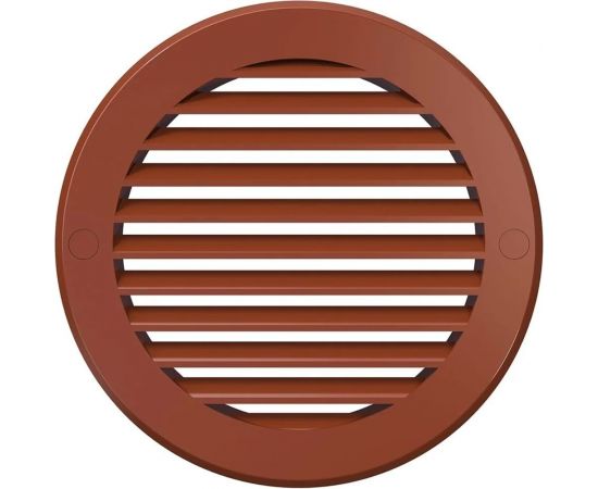 Решетка наружная вентиляционная круглая 12РКН (161 мм; с фланцем 125 мм; ASA; терракотовая) ERA 88-055 
