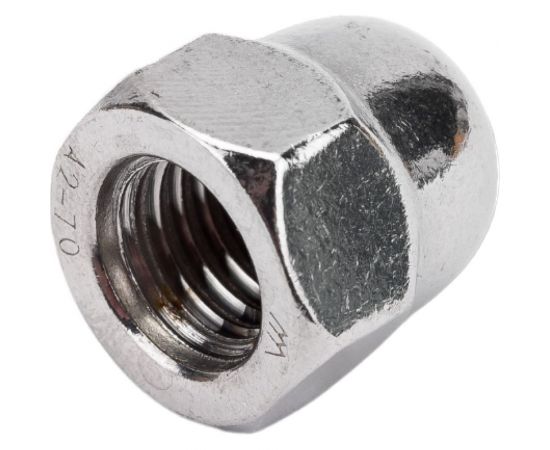 Колпачковая гайка КРЕП-КОМП нержавейка, DIN 1587, А2, М12 100 шт. гкн12 