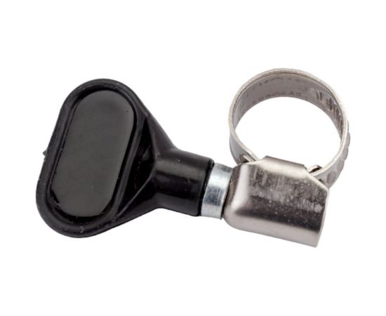 Червячный хомут с бабочкой СВК нержавеющий, w2/9 мм, 8 - 12 мм SVK-HW2012 