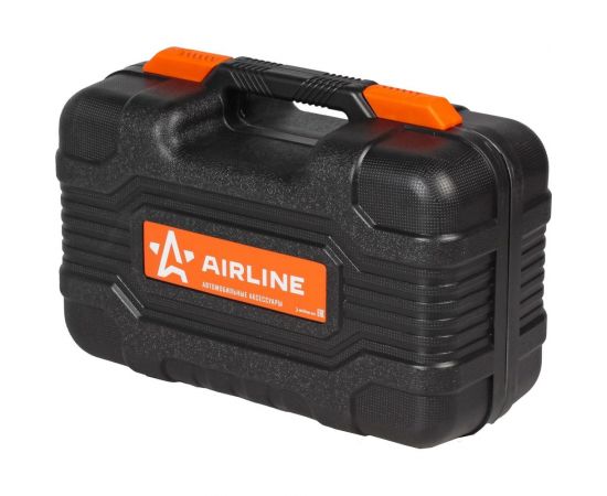 Компрессор AIRLINE TORNADO S с комплектом инструментов, в кейсе, 2 отвертки, ремкомплект для бескамерных шин, нож, плоcкогубцы CA-020-01N – изображение 3